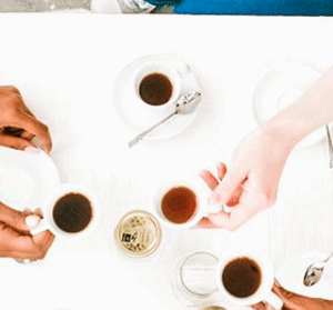 women with coffee